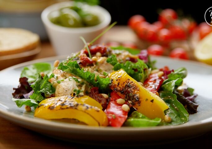 Step 1 【Pesto Vinaigrette】