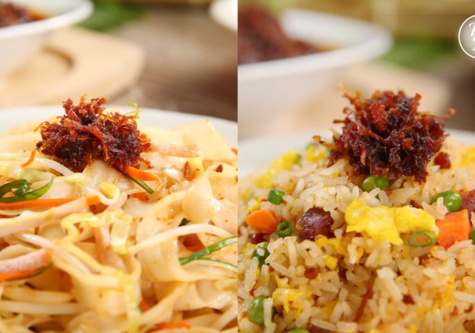 Fried Noodles & Rice With XO Sauce