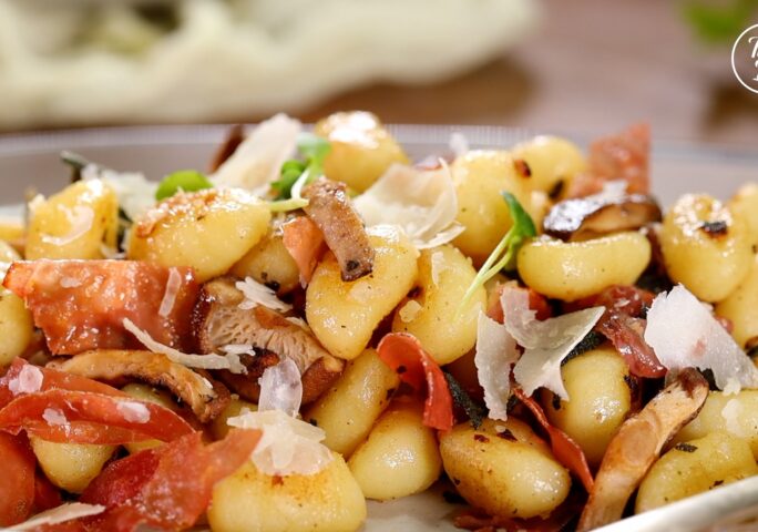 Potato Gnocchi With Crispy Prosciutto and Sage