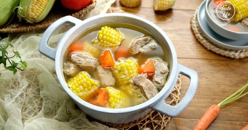 Corn Pork Ribs Soup