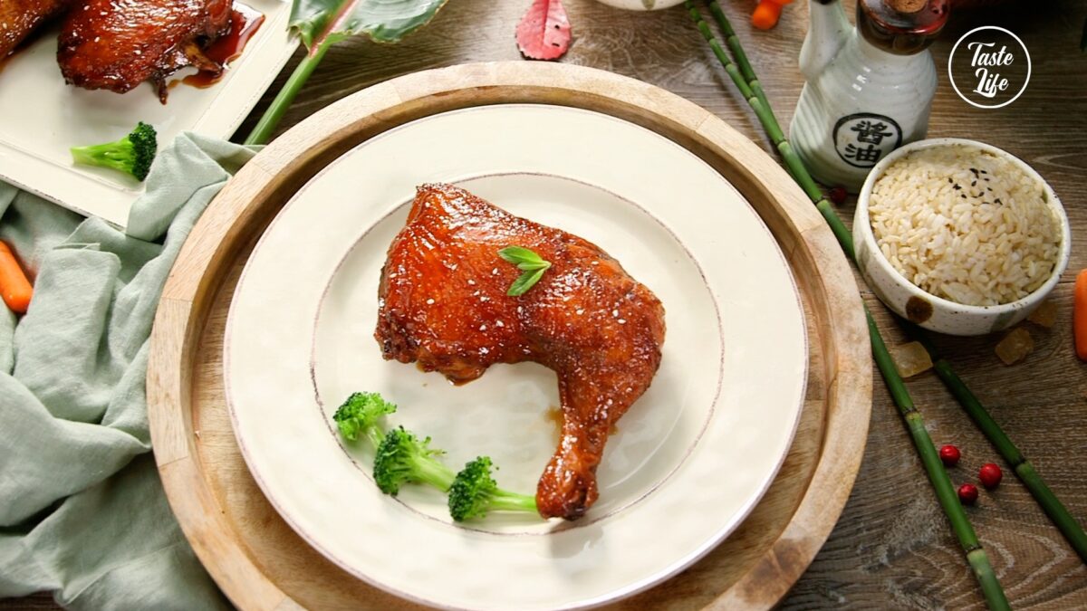 Braised Chicken Leg Quarter With Rice Best Chicken Recipes Chicken Dinner Cooking Taste Life 7382