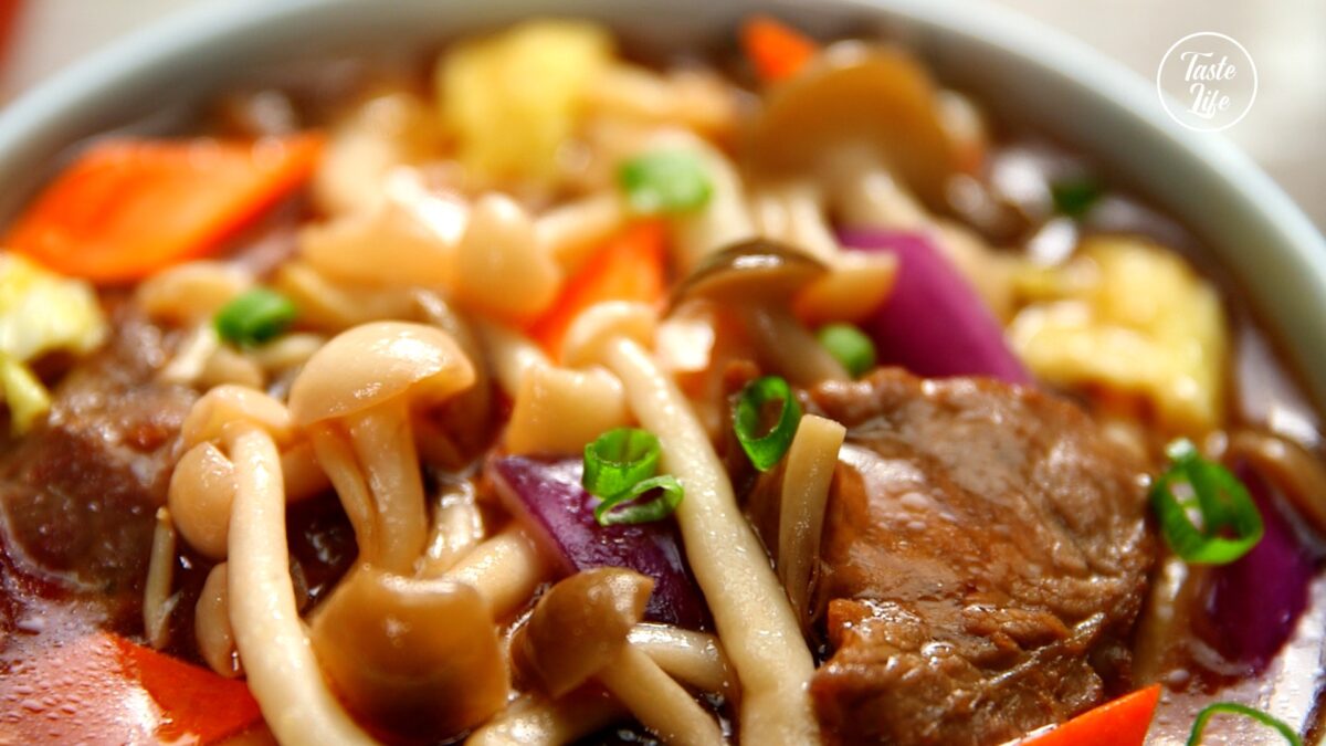 Rice With Mushrooms and Beef | beef stew | chinese food | cooking