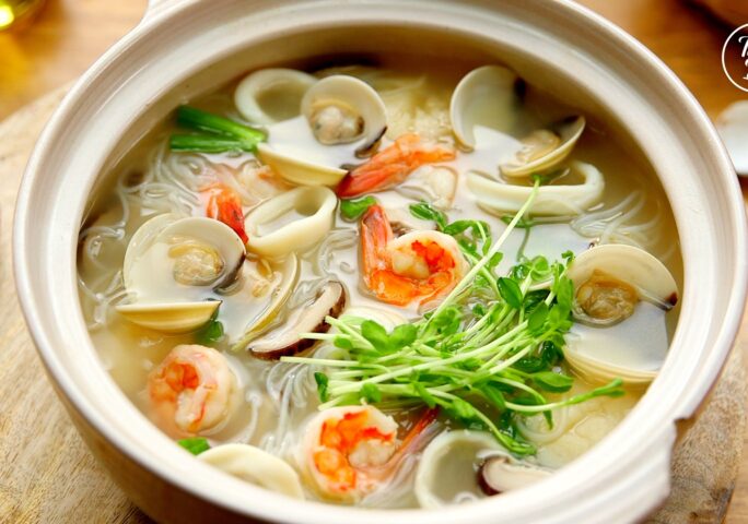 Seafood Rice Noodle Soup