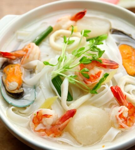 Seafood Rice Noodle Soup