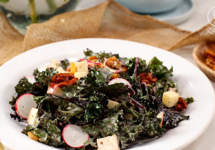 Kale and Chicken Waldorf Salad