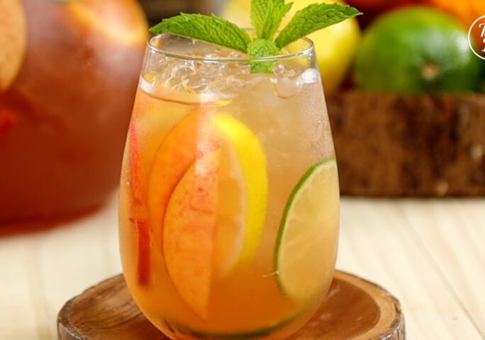【Ginger Peach Tea with Korean Red Ginseng】