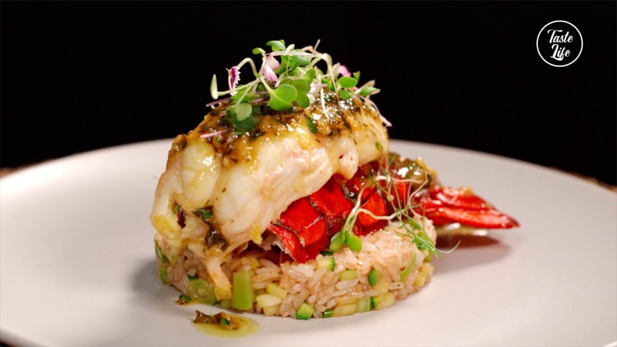 Honey Garlic Butter Lobster Tail With Fried Rice dinner ideas easy Honey Garlic Butter