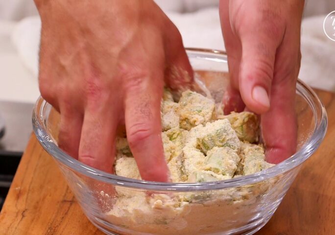 【Fried Okra】Step 4