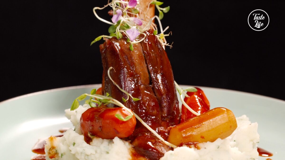 Braised Lamb Shank With Mashed Potato Braised Lamb Shank With Mashed