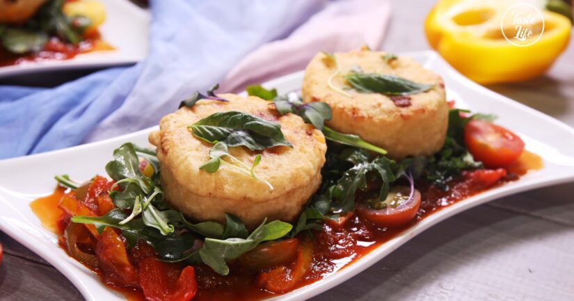 Neapolitan Pasta Fritters With Sicilian Pepperonate