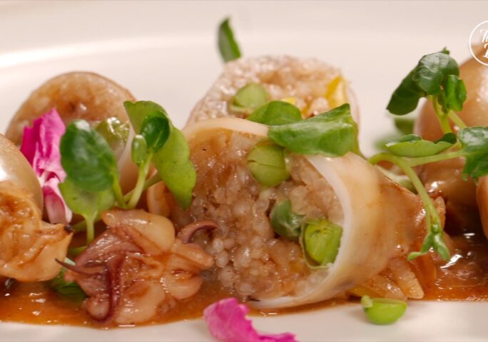 Stuffed Squid With Glutinous Rice