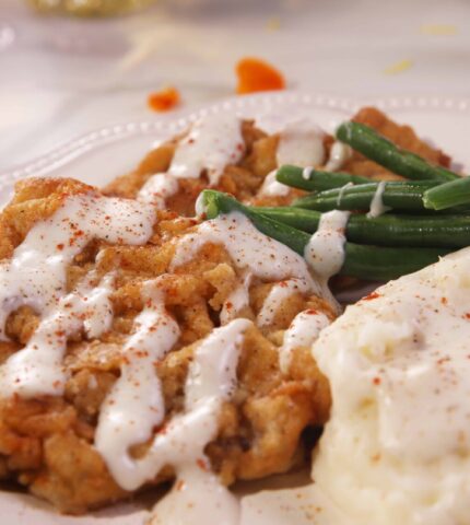 Chicken Fried Steak With Mashed Potatoes