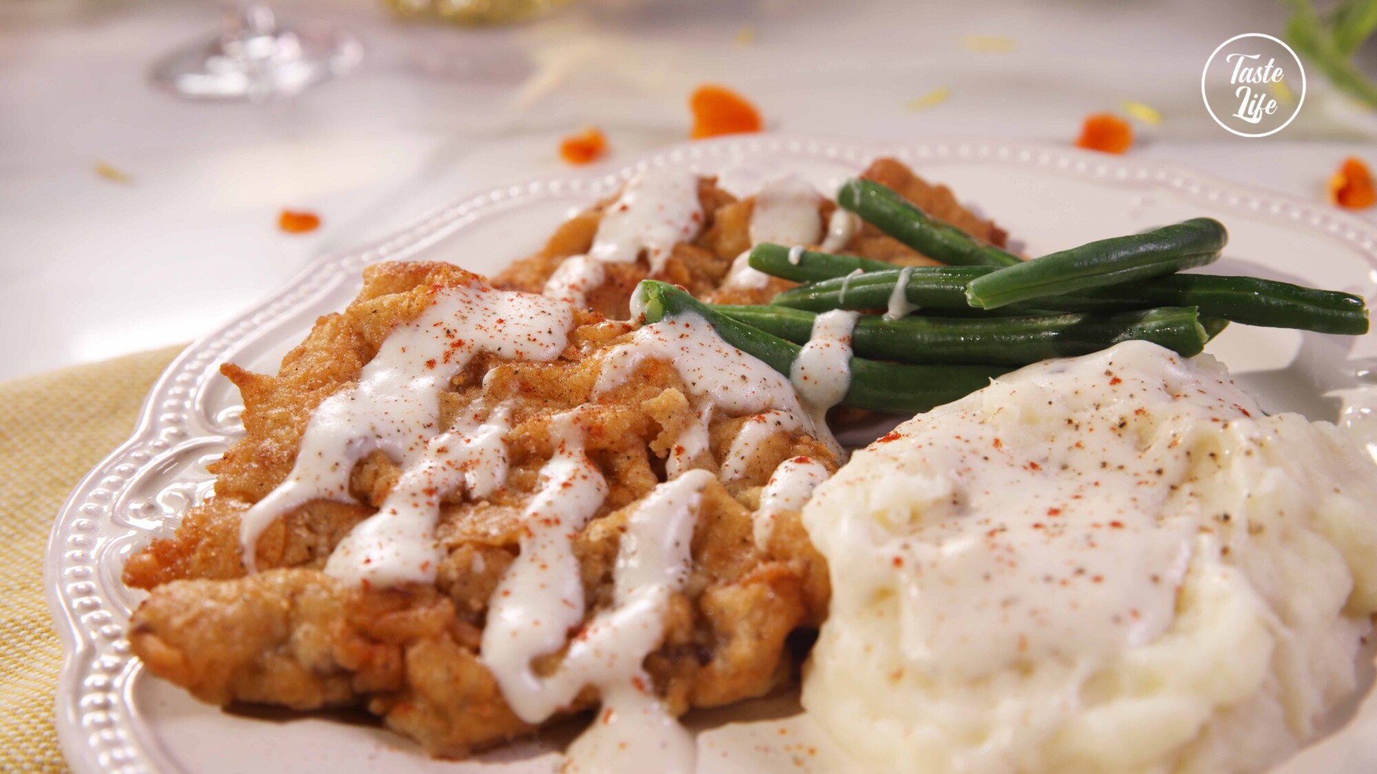 Healthier Chicken Fried Steak - Feast and Farm