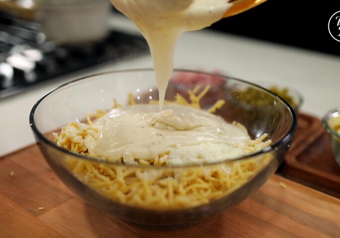 Step 6 【 Pasta Fritters】