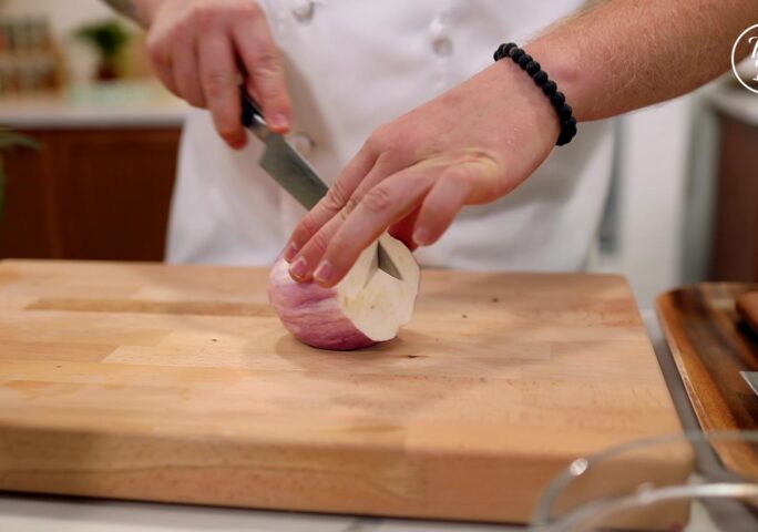 Step 1 【For The Eggplant Puree】