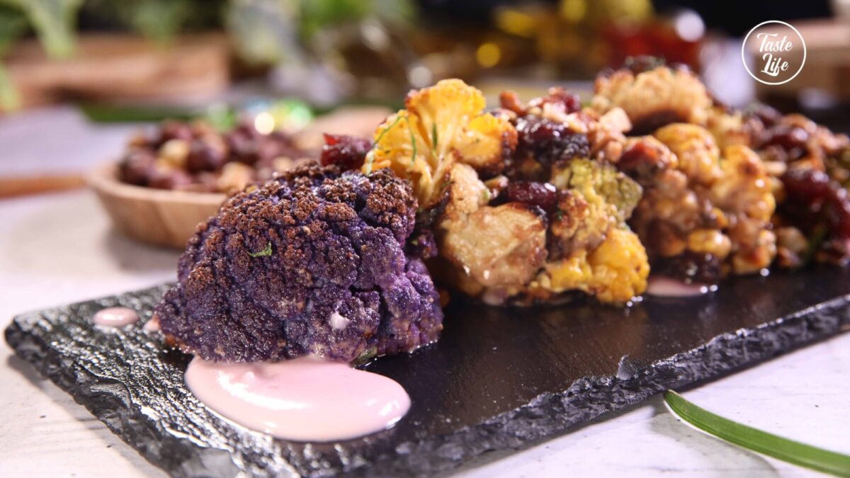 Vegan Roasted Cauliflower | bacon | breakfast | dinner | Taste Life