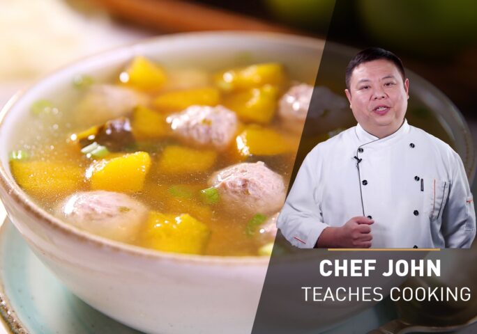 Pumpkin Meatball Soup | Chef John’s Cooking Class