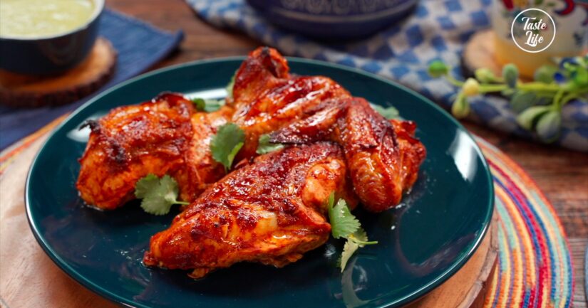 Roast Chicken with Green Sauce