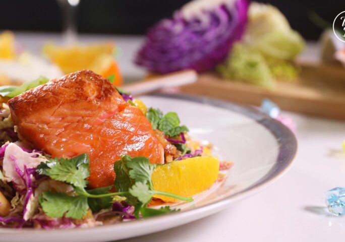 Soy-Glazed Salmon Siam Salad