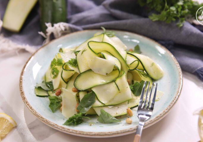 Spiral Zucchini Noodle Salad