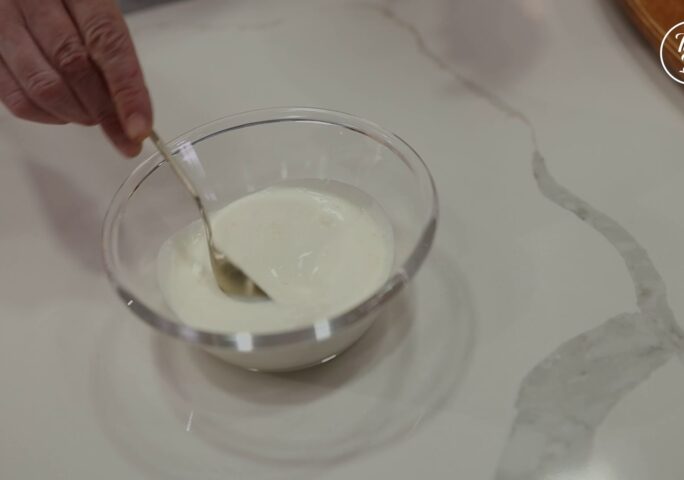 Step 12 【Crème Fraîche】