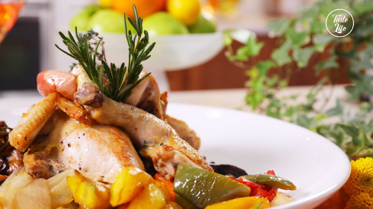 Pan Roasted Jidori Chicken Provencal chicken chicken stir fry chinese food Taste Life