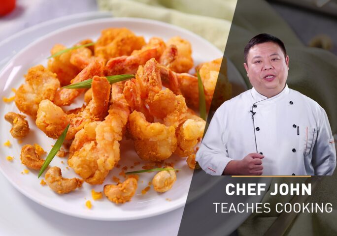 Salted Egg Yolk Stir Fry Shrimp | Chef John’s Cooking Class