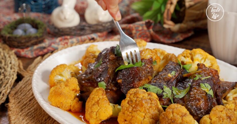 Baked  Short Ribs In Coconut Milk