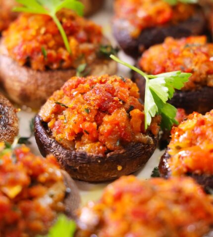 Chorizo Stuffed Mushroom | Spanish Tapas