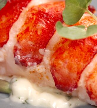 Butter-Poached Lobster Tails and White Asparagus Purée