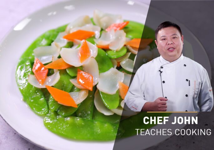 Fresh Lily & Snow Peas Stir-Fried | Chef John’s Cooking Class