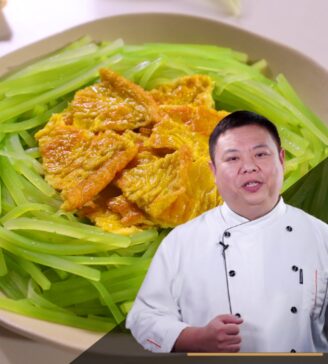 Celtuce Stir Fry with Eggs | Chef John’s Cooking Class