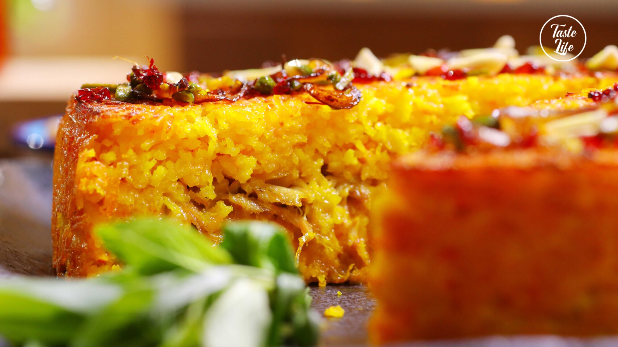 Tahchin Recipe | Saffron Chicken Persian Rice Cake - Matcha & Passports