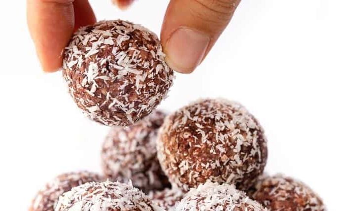 Easy Cherry Pie Energy Balls