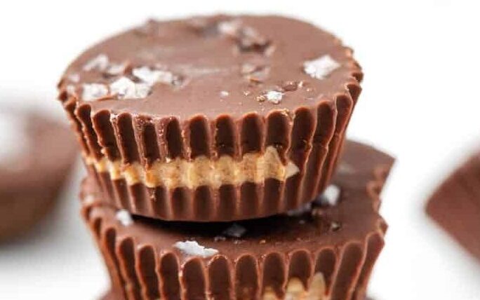 Dark Chocolate Almond Butter Cups