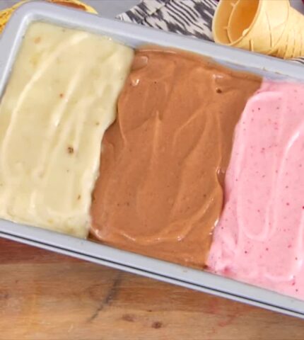 Homemade Ice Cream Recipe | Easy, Healthy Neapolitan Ice Cream