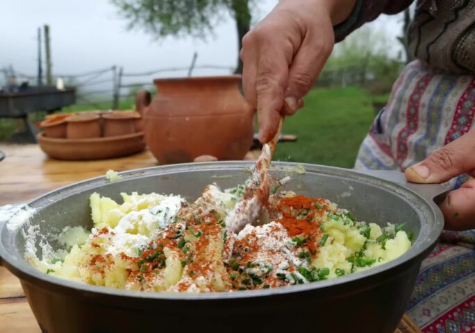 For the Potato Nuggets - Step 1