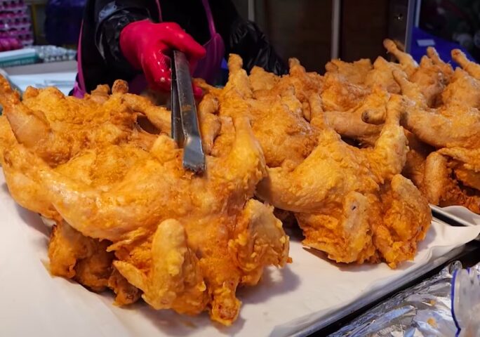 Korean Crispy Traditional Fried Chicken