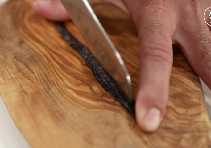 For the whipped cream: Step 1