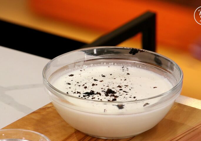 For the whipped cream: Step 2