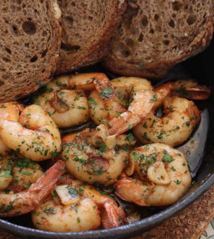 Spanish Garlic Prawns