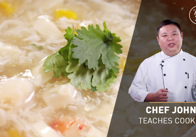 Shrimp and Tofu Egg Drop Soup | Chef John’s Cooking Class