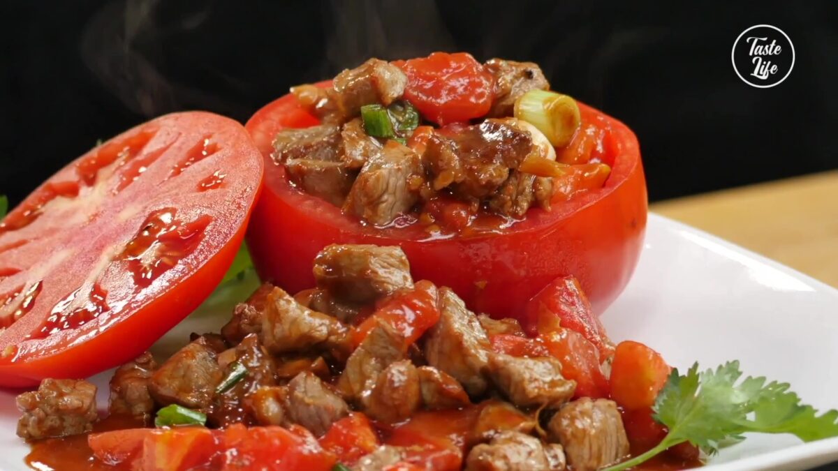 Stir Fried Beef With Tomato | Stir-Fry | beef | stuffed tomato | Taste Life