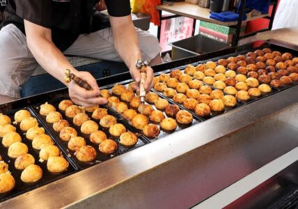 Amazing Skill! Super Speed Takoyaki Making Master