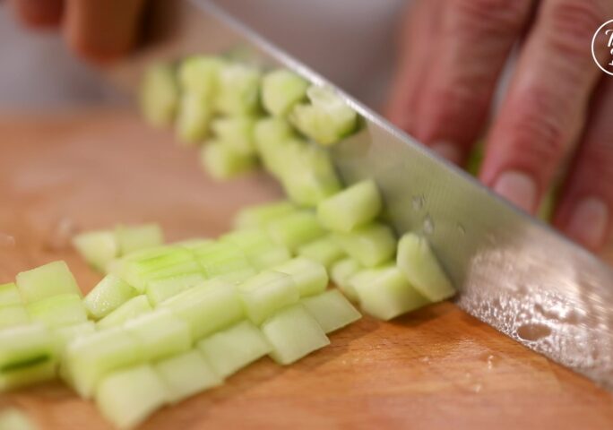 Step 1【For The Salad】