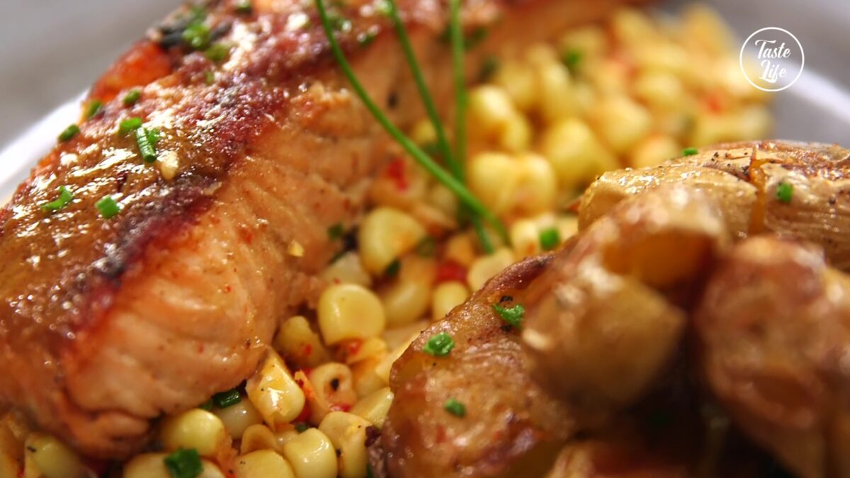 Asian Grilled Salmon Filet | dinner ideas for tonight | dinner recipes | easy dinner ideas | Taste L