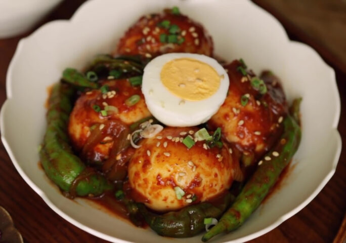 You definitely should try this! SPICY SAUCE BRAISED EGGS