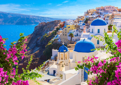 GREECE 4K • Beautiful Relaxing Piano Music & Nature Soundscape