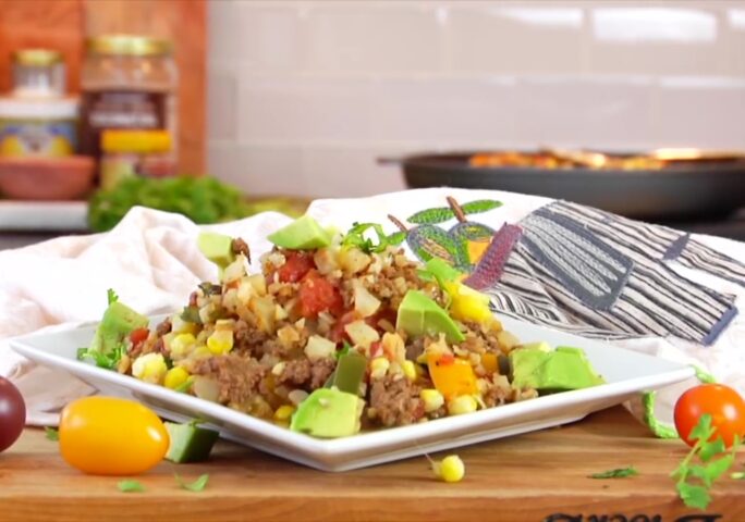 One Pan Mexican Skillet | Easy Low Carb Dinner Recipe