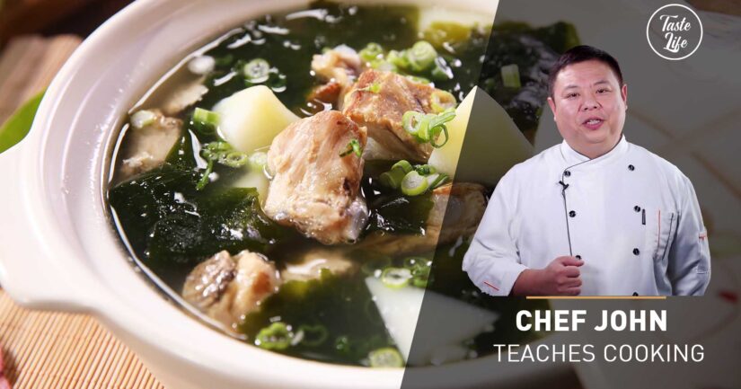 Ribs and Potato Seaweed Soup | Chef John’s Cooking Class